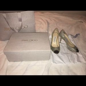 Jimmy Choo Evelyn in champagne